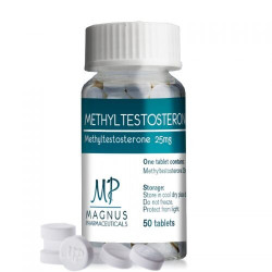Methyltestosterone MAGNUS PHARMACEUTICALS - 25 mg/tab. (100 tab.)