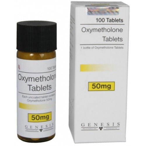 Oxymetholone Tabl GENESIS - 50 mg/tab. (100 tab.)