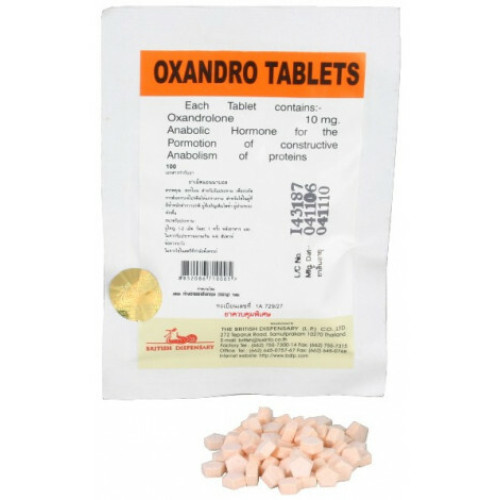 Oxandro BRITISH DISPENSARY - 10 mg/tab. (100 tab.)